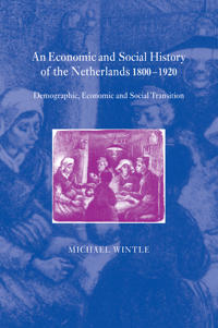 Kirjan kansi "An Economic and Social History of the Netherlands, 1800–1920"