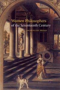 Bokomslag for "Women Philosophers of the Seventeenth Century"