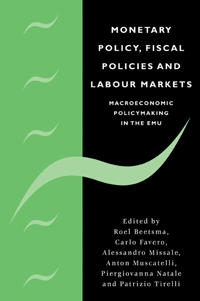 Kirjan kansi "Monetary Policy, Fiscal Policies and Labour Markets"