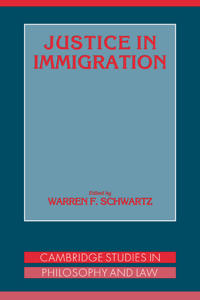 Bokomslag för "Justice in Immigration"