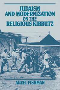 Kirjan kansi "Judaism and Modernization on the Religious Kibbutz"