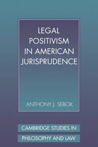 Bokomslag för "Legal Positivism in American Jurisprudence"