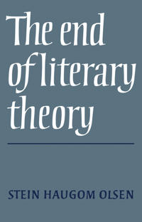 Bokomslag för "The End of Literary Theory"