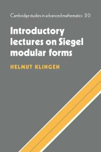 Bokomslag för "Introductory Lectures on Siegel Modular Forms"