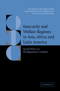 Kirjan kansi "Insecurity and Welfare Regimes in Asia, Africa and Latin America"