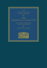 The Medieval Canon Law