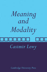Meaning and Modality