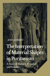 Kirjan kansi "The Interpretation of Material Shapes in Puritanism"