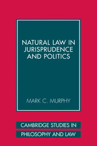 Bokomslag för "Natural Law in Jurisprudence and Politics"