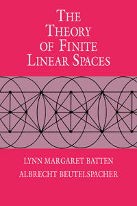 Bokomslag för "The Theory of Finite Linear Spaces"
