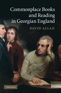 Bokomslag för "Commonplace Books and Reading in Georgian England"