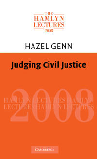 Bokomslag för "Judging Civil Justice"