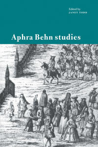 Bokomslag för "Aphra Behn Studies"