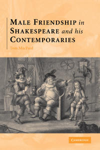 Kirjan kansi "Male Friendship in Shakespeare and His Contemporaries"