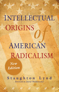 Kirjan kansi "Intellectual Origins of American Radicalism"