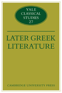 Later Greek Literature