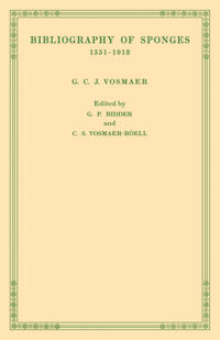 Bibliography of Sponges 1551–1913