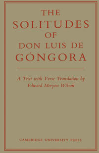 The Solitudes of Don Luis De Góngora