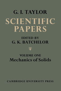 Bokomslag för "The Scientific Papers of Sir Geoffrey Ingram Taylor"
