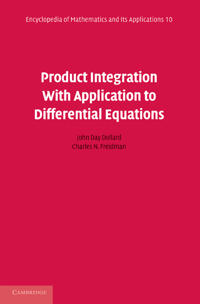 Bokomslag för "Product Integration with Application to Differential Equations"