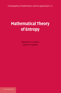 Bokomslag för "Mathematical Theory of Entropy"