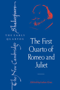 Bokomslag för "The First Quarto of Romeo and Juliet"