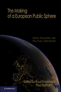 Bokomslag för "The Making of a European Public Sphere"