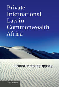 Bokomslag för "Private International Law in Commonwealth Africa"