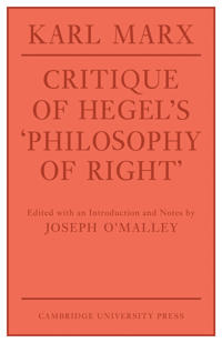 Critique of Hegel's 'Philosophy Of Right'