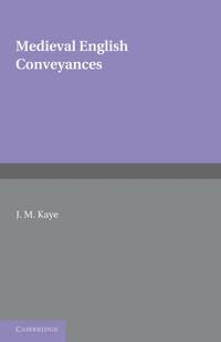 Medieval English Conveyances