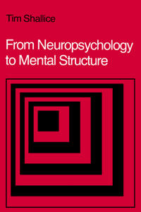 Bokomslag för "From Neuropsychology to Mental Structure"