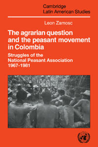 Bokomslag för "The Agrarian Question and the Peasant Movement in Colombia"