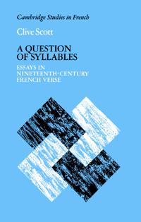 Bokomslag för "A Question of Syllables"
