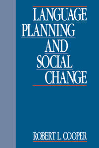Bokomslag för "Language Planning and Social Change"