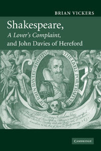 Bokomslag för "Shakespeare, 'A Lover's Complaint', and John Davies of Hereford"