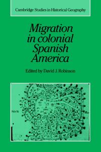 Kirjan kansi "Migration in Colonial Spanish America"