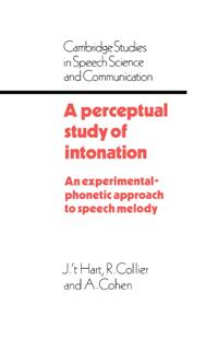 Bokomslag för "A Perceptual Study of Intonation"