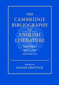 The Cambridge Bibliography of English Literature: Volume 4, 1800–1900