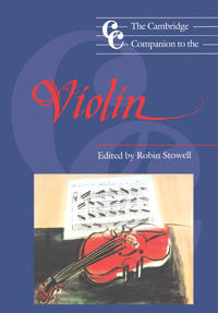 Kirjan kansi "The Cambridge Companion to the Violin"