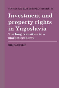 Kirjan kansi "Investment and Property Rights in Yugoslavia"