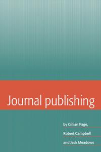 Bokomslag för "Journal Publishing"
