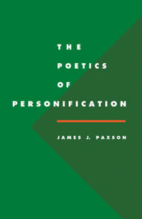 Bokomslag för "The Poetics of Personification"