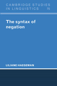 Bokomslag för "The Syntax of Negation"