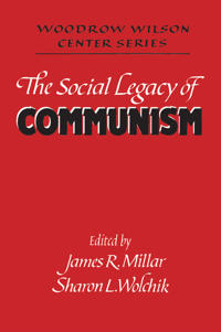Kirjan kansi "The Social Legacy of Communism"