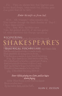 Bokomslag för "Recovering Shakespeare's Theatrical Vocabulary"