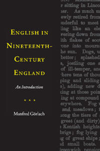 English in Nineteenth-Century England