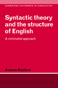 Bokomslag för "Syntactic Theory and the Structure of English"