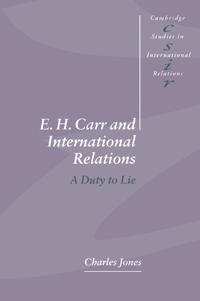 Bokomslag för "E. H. Carr and International Relations"