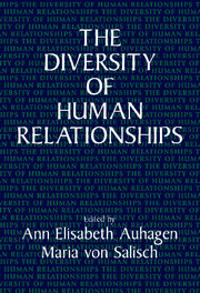 Bokomslag för "The Diversity of Human Relationships"