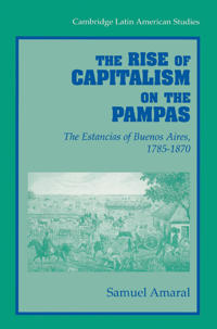 Bokomslag för "The Rise of Capitalism on the Pampas"